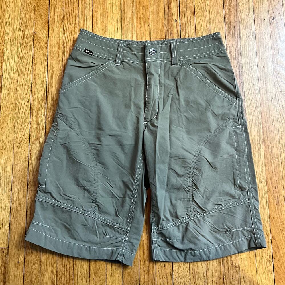 Kuhl Renegade Shorts Mens 30 Tan Outdoor Hiking Performance Cargo *